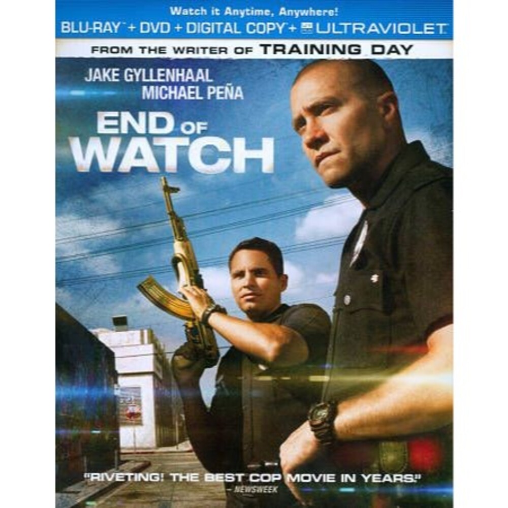 End of Watch (Blu-ray/DVD, 2013, 2-Disc Set, W Slipcover)